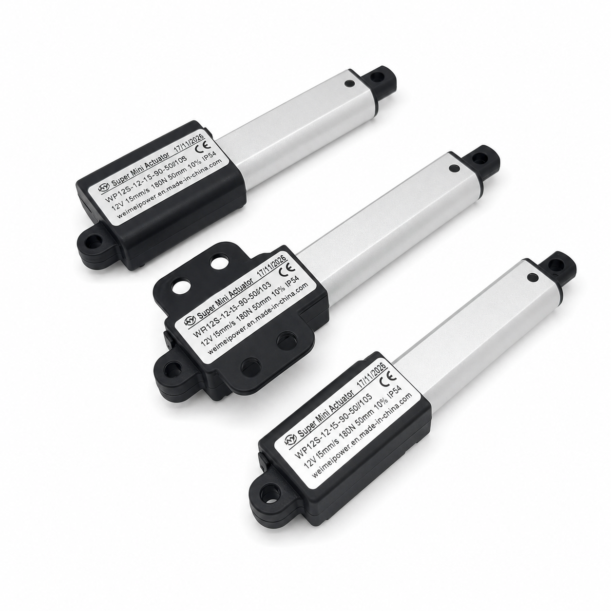 MOVOROBOT mini linear actuator product range